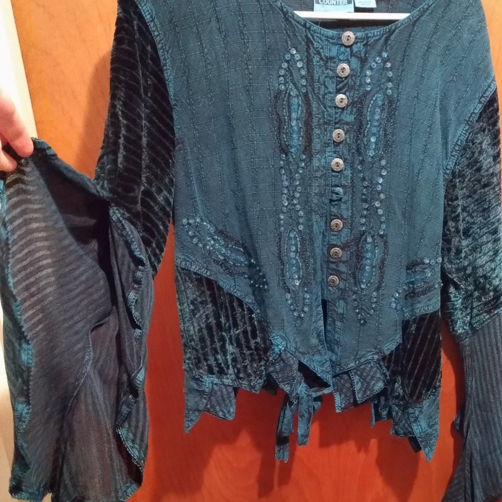 Green Fairy Blouse & Skirt Set
